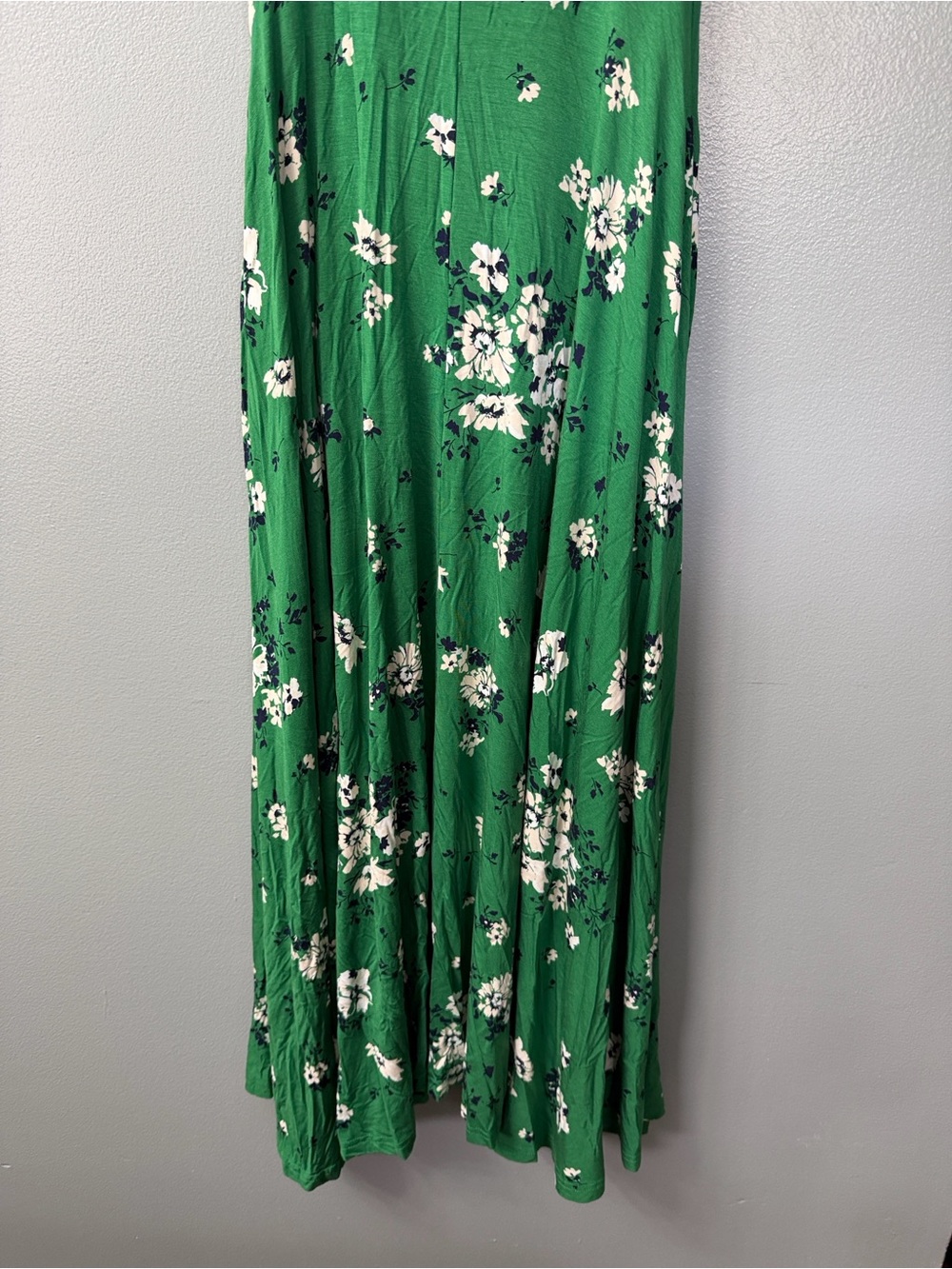 Market & Spruce Green Floral Maxi Dress - Sleeveless Scoop Neck medium - Picture 3 of 9